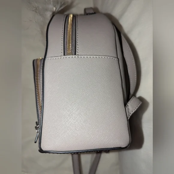 Kate Spade Star Bright Owl Tomi Grey Leather Backpack LNC - Picture 6 of 9